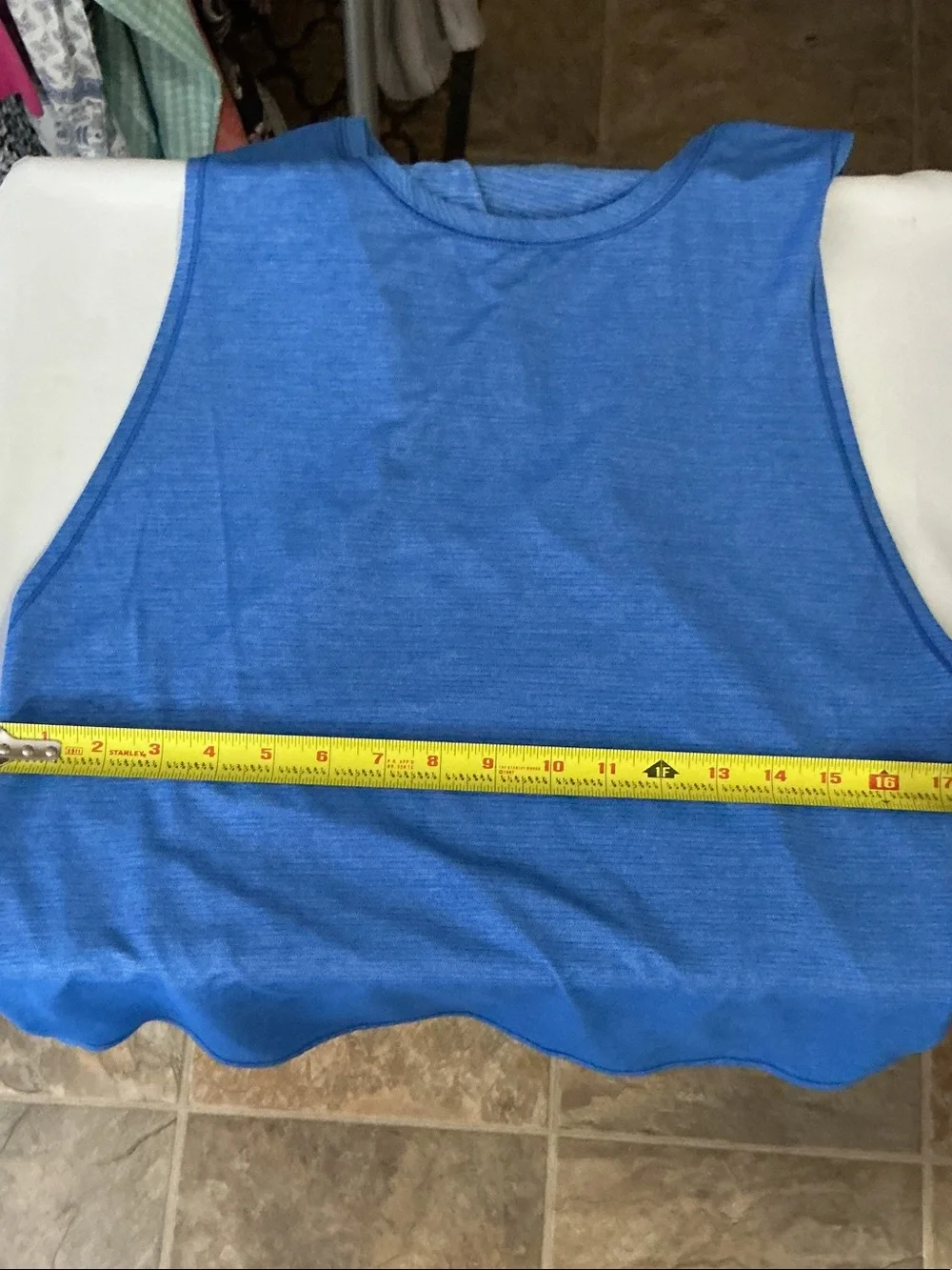 Lululemon Blue Racerback Tank | Open Back Detail | Athletic Top